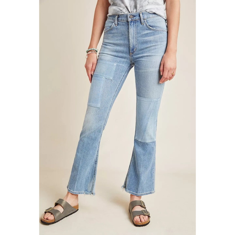 Citizens of Humanity Premium Vtg Kaya Mid Rise Kick Flare Jeans Block Party 24